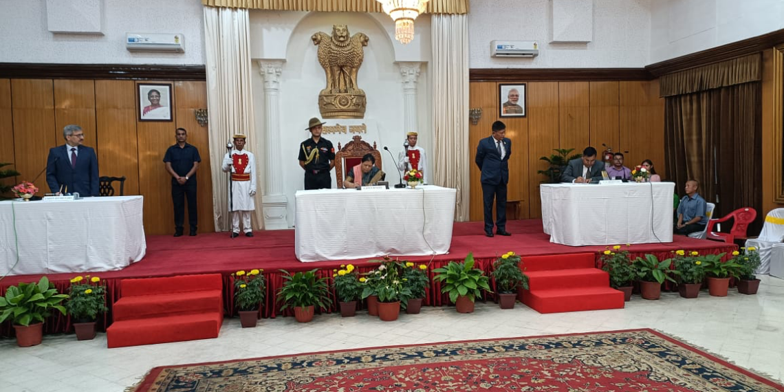 Koijam Radhashyam Singh sworn in as CIC Manipur