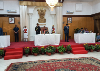Koijam Radhashyam Singh sworn in as CIC Manipur