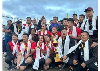 Nagaland team bags silver in National Tug of War Championship