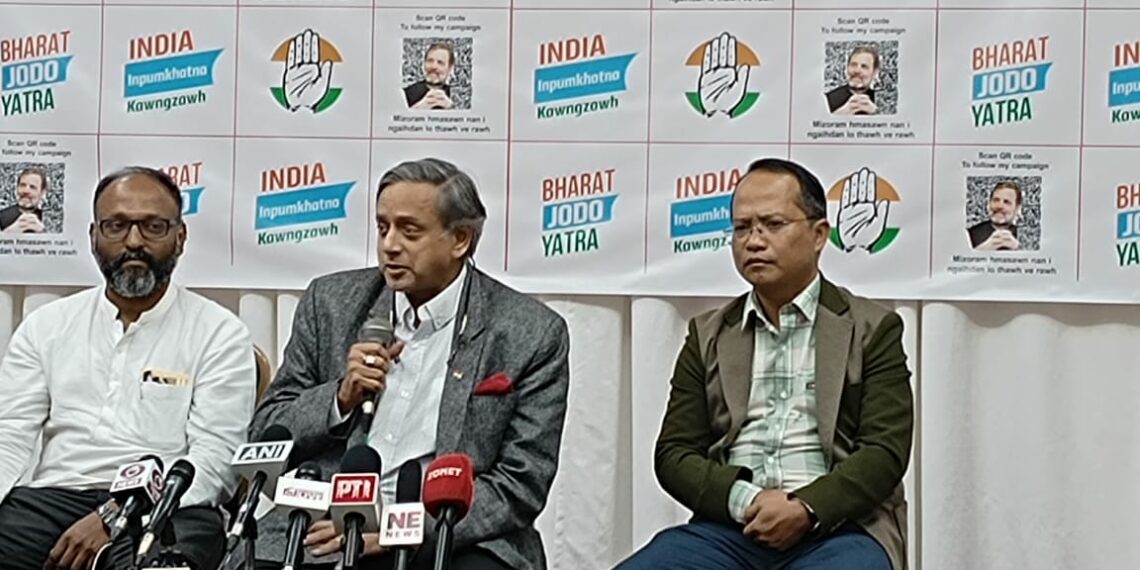 Mizoram was last bastion of Congress in Northeast, and now it will be first to bring Congress back to power: Tharoor