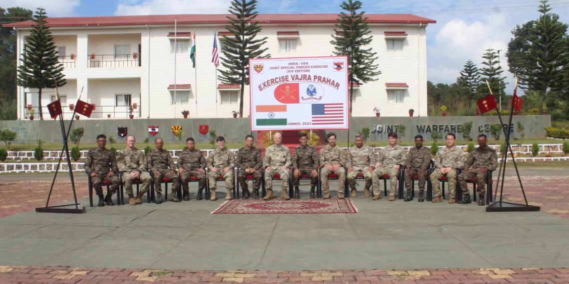 Indo-US joint special force exercise ‘Vajra Prahar’ begins at Meghalaya
