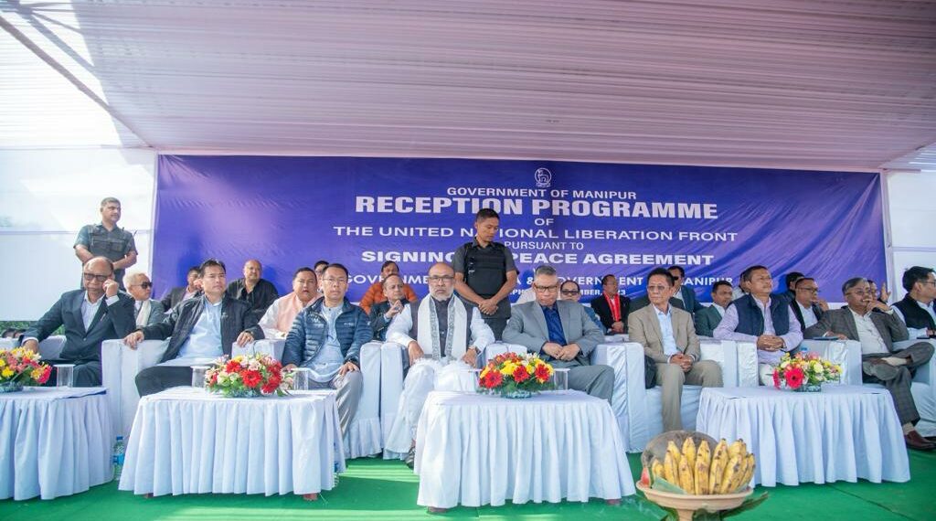 Manipur welcomes UNLF insurgents, breaks bread with them at Kangla Palace grounds